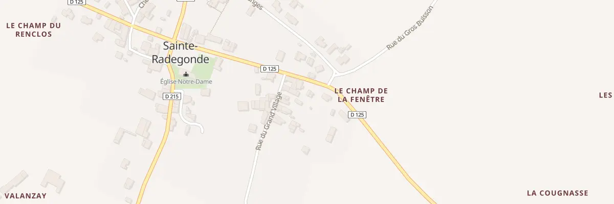 Plan du 5 Rue du Grand Village à Sainte-Radegonde