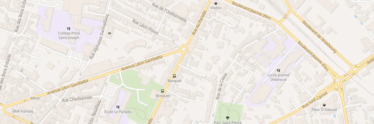 Plan du 80 Rue du Paradis à Cholet