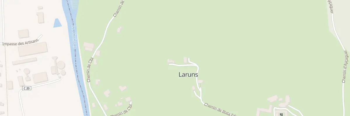 Plan du 5020 Laruns à Berrogain-Laruns