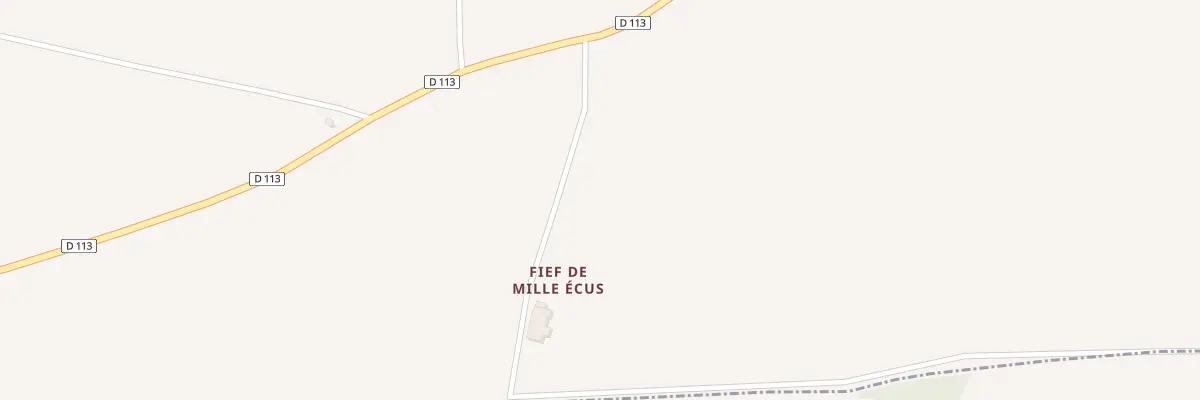 Plan du 1 Fief de Mille Ecus au Gué-d’Alleré
