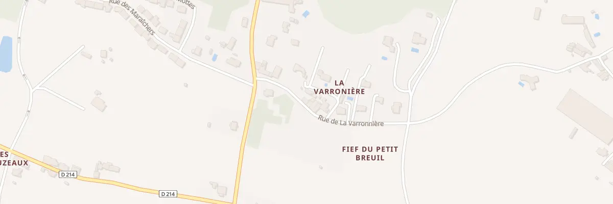 Plan du 5 Rue de la Varonniere à Tonnay-Charente