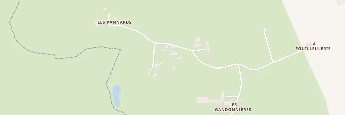 Plan du 5 Les Gandonnières à Colombiers-du-Plessis