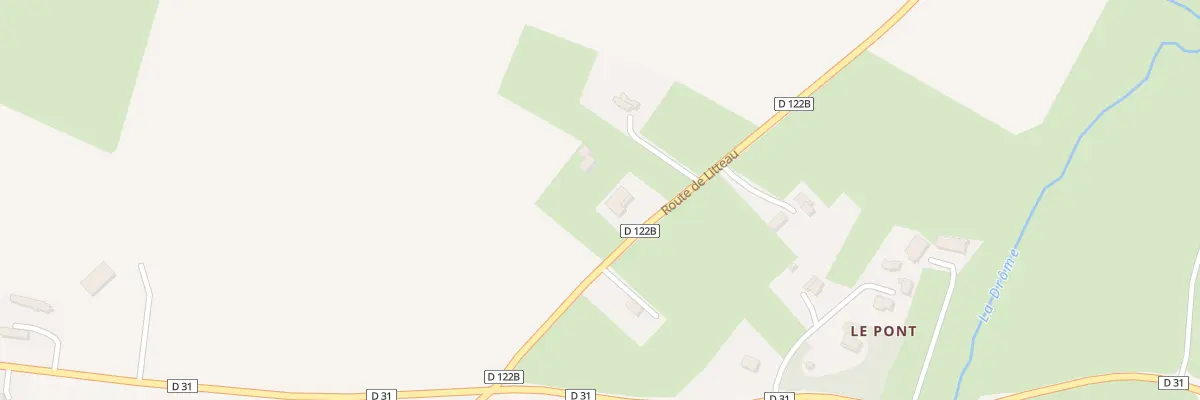 Plan du 193 Rte de Litteau à Cormolain
