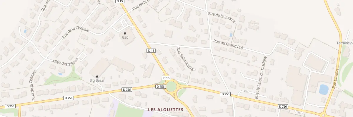 Plan du 6 Rue Saint-André à Beaupréau-en-Mauges