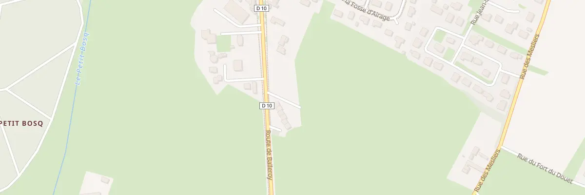 Plan du 63 Rte de Balleroy au Molay-Littry