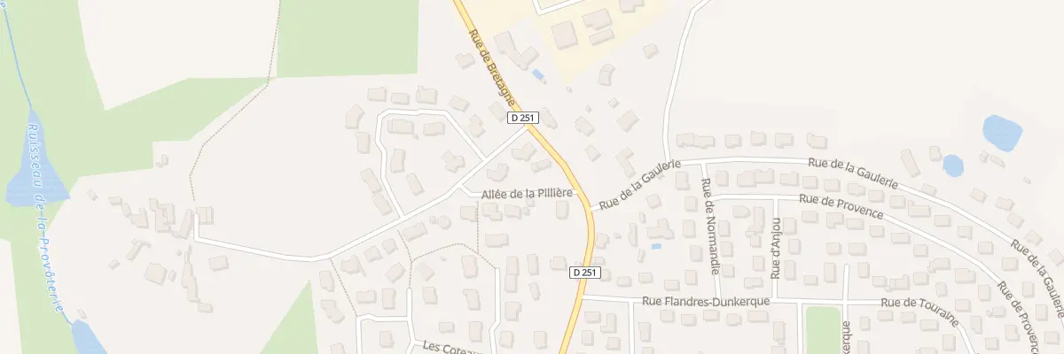 Plan du 5197 La Pilliere à Ahuillé