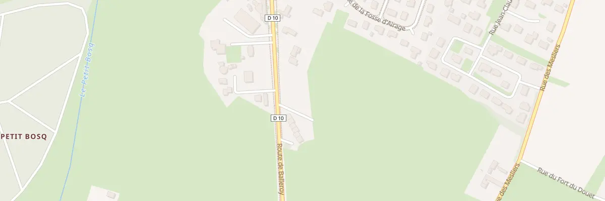 Plan du 61 Rte de Balleroy au Molay-Littry