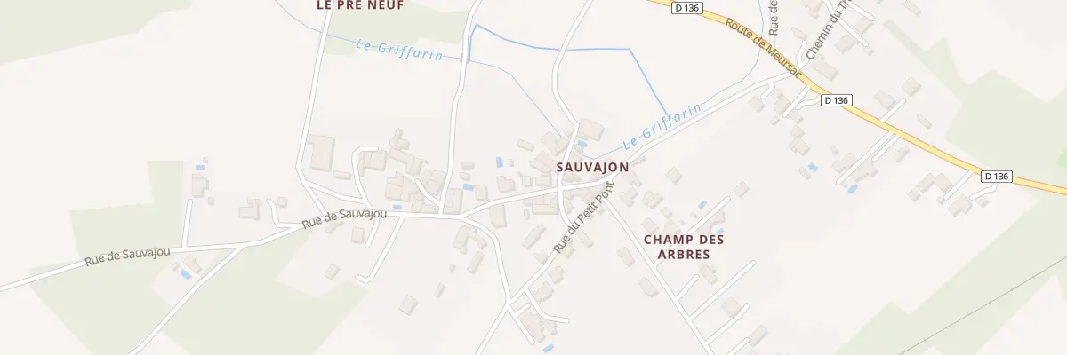 Plan du 10 Rue de Sauvajou à Saint-Romain-de-Benet