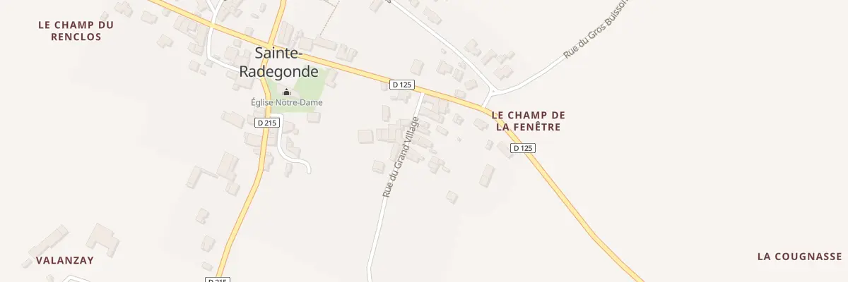 Plan du 5151 Le Grand Village Est à Sainte-Radegonde