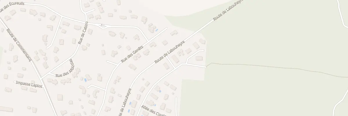 Plan du 280 Rue des Résiniers à Liposthey
