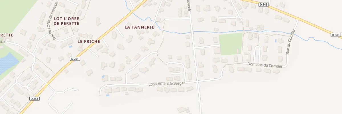 Plan du 10 Lot Le Verger à Ahuillé