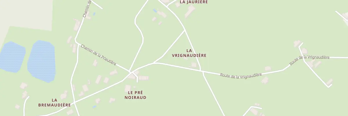 Plan du 5174 La Vrignaudiere à Rives-du-Fougerais