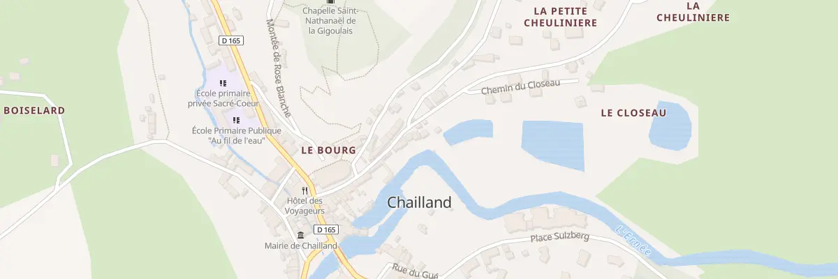 Plan du 22 Rue de la Forge à Chailland