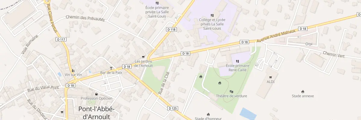 Plan du 46 Av André Malraux à Pont-l’Abbé-d’Arnoult