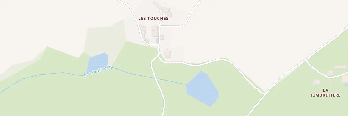 Plan du 2 Les Touches à Marsais-Sainte-Radégonde