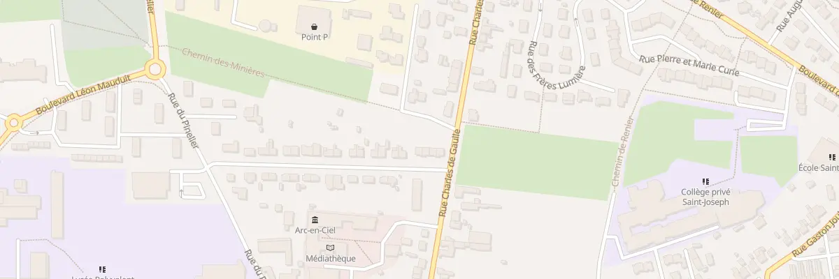 Plan du 8 Rue des Minières à Segré-en-Anjou Bleu