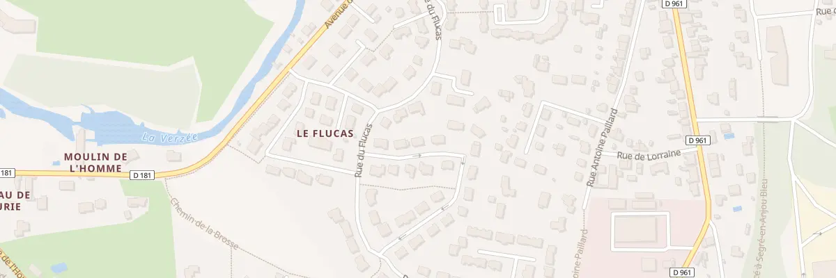 Plan du 5 Rue Wolfgang Amadeus Mozart à Segré-en-Anjou Bleu