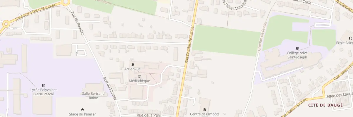 Plan du 1 Rue des Minières à Segré-en-Anjou Bleu