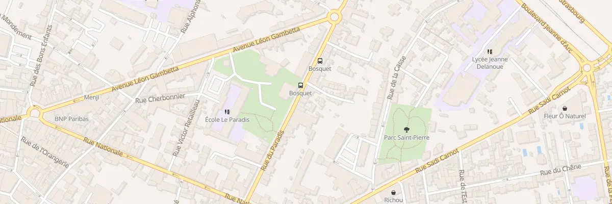 Plan du 52 Rue du Paradis à Cholet