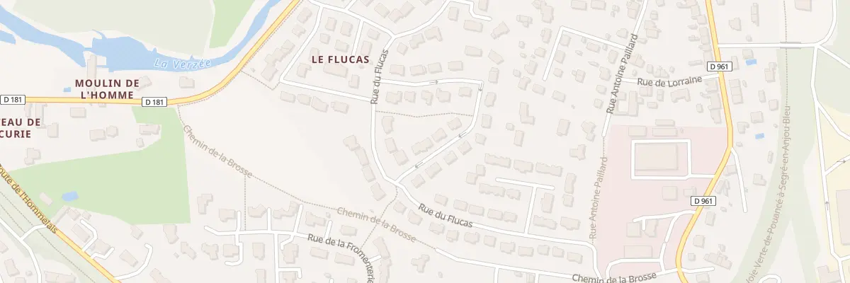 Plan du 16 Rue Wolfgang Amadeus Mozart à Segré-en-Anjou Bleu
