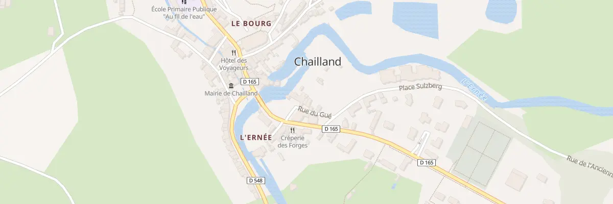 Plan du 5 Rue du Gué à Chailland