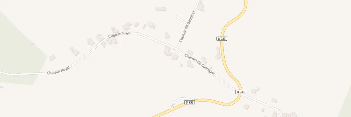 Plan du 2 Che de Cantegrit à Bérenx
