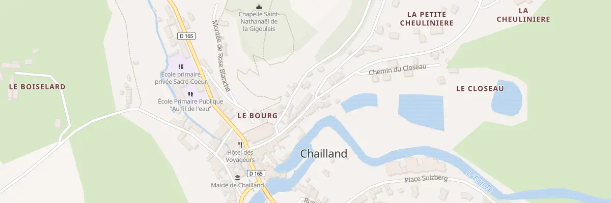 Plan du 7 Rue de la Forge à Chailland