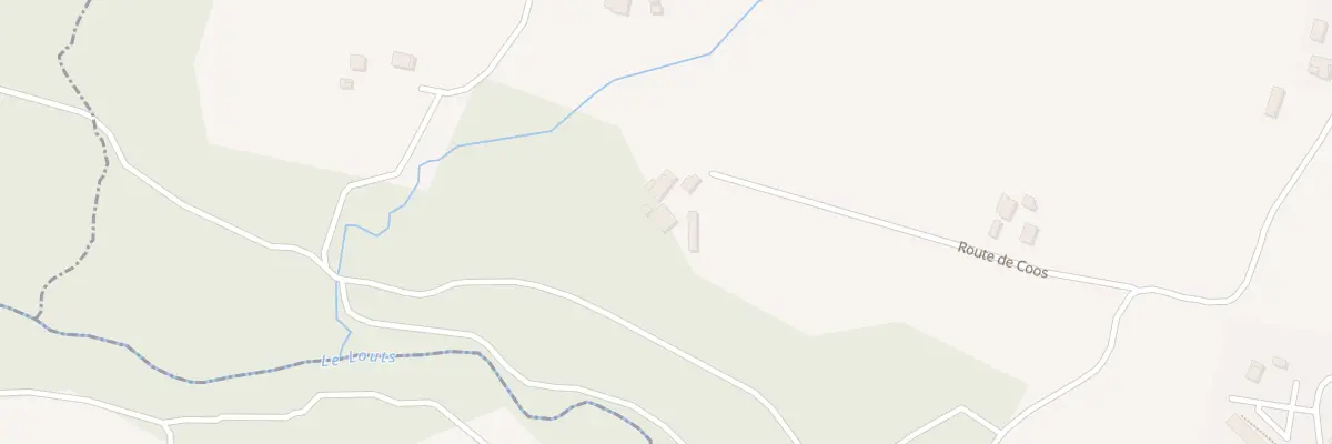 Plan du 331 Rte de Coos à Cassen