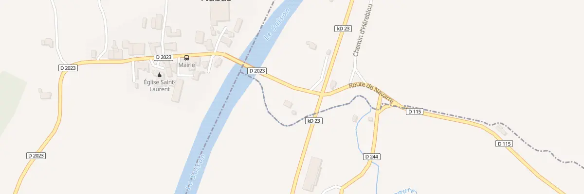 Plan du 1 Che de la Soule à Rivehaute