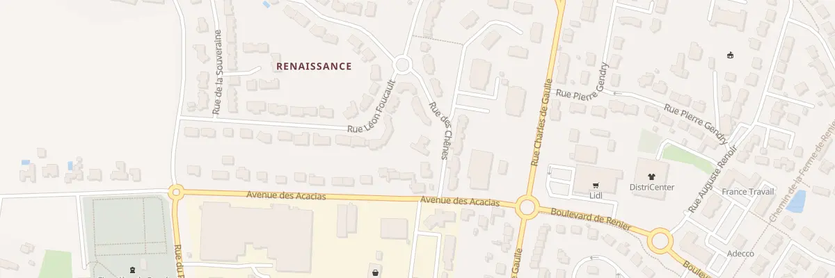 Plan du 9 Rue des Chênes Segré à Segré-en-Anjou Bleu