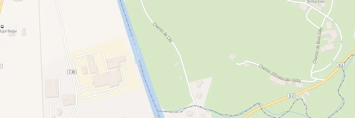 Plan du 2 Che de Cibi à Berrogain-Laruns