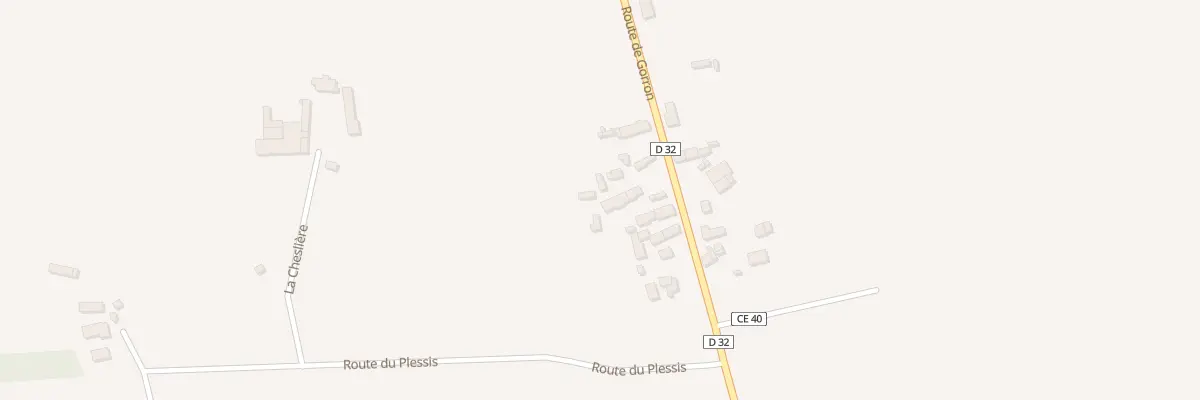 Plan du 22 Rte de Gorron - Le Teilleul au Teilleul