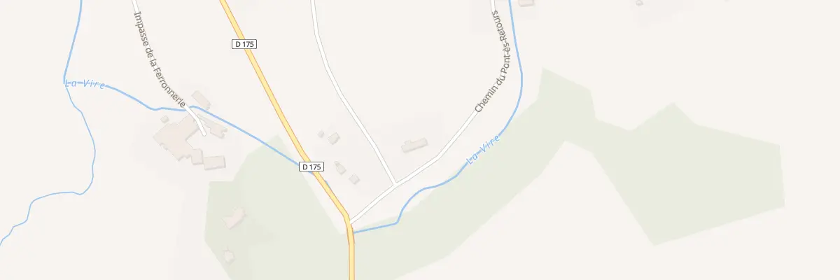 Plan du 81 Che du Pont - Es Retours - Rou à Vire Normandie