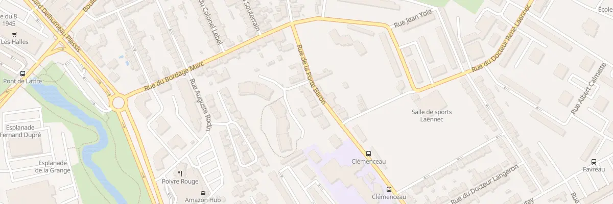 Plan du 96 Rue Porte Baron à Cholet
