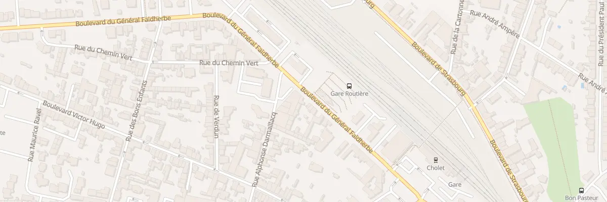 Plan du 35 Bd du Gen Faidherbe à Cholet