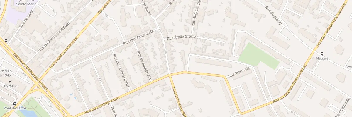 Plan du 69 Rue Porte Baron à Cholet