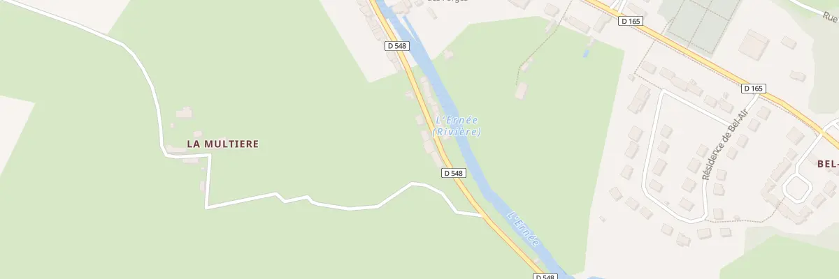Plan du 36 Quai d’Houdéot à Chailland