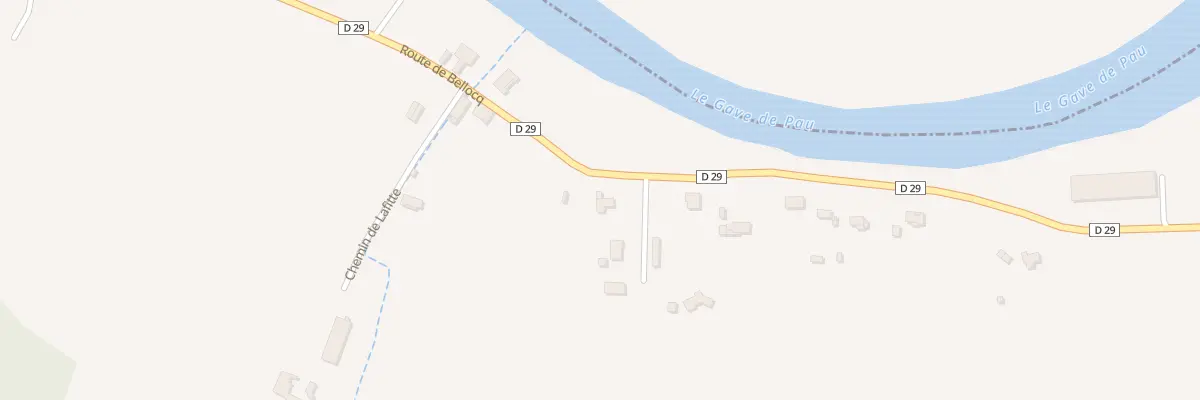 Plan du 20 Che de Larrive à Bérenx