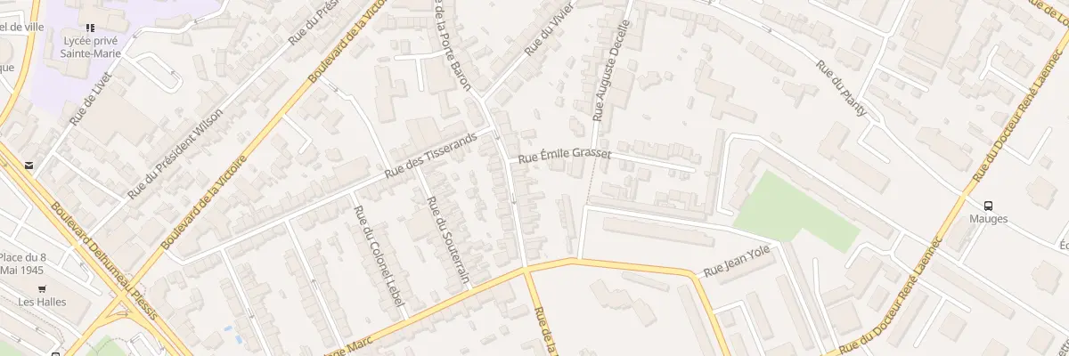 Plan du 57 Rue Porte Baron à Cholet
