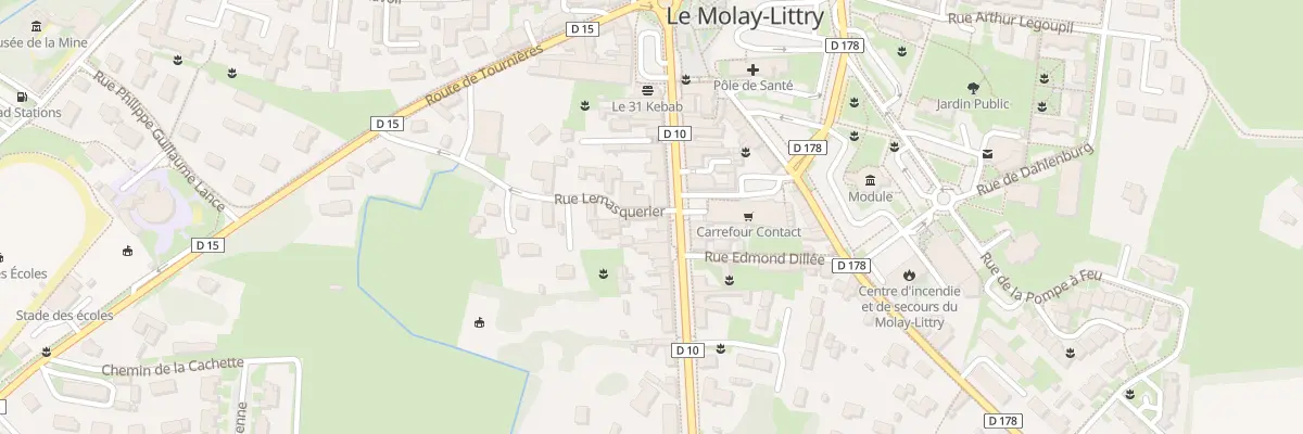 Plan du 26 Rue de Balleroy au Molay-Littry
