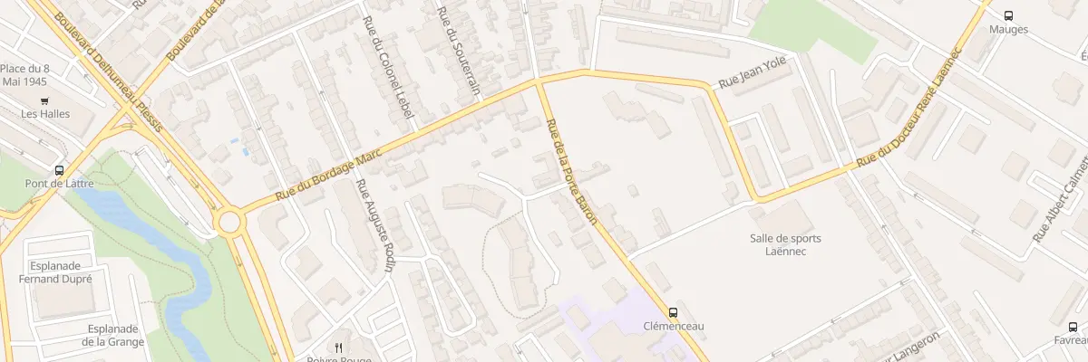 Plan du 90B Rue Porte Baron à Cholet