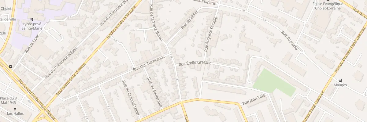 Plan du 51 Rue Porte Baron à Cholet