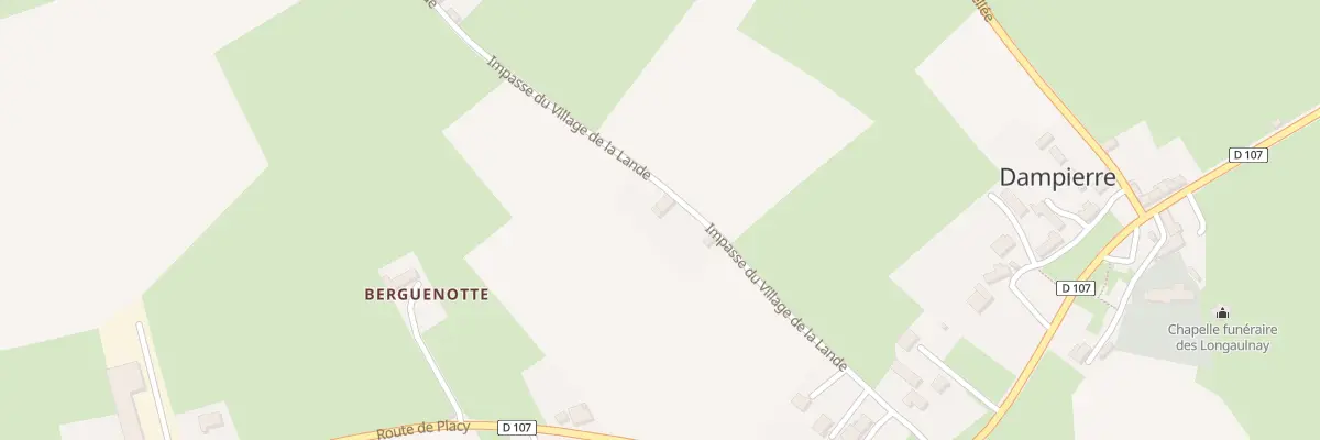 Plan du 5033 Berguenotte (Dampierre) à Val de Drôme