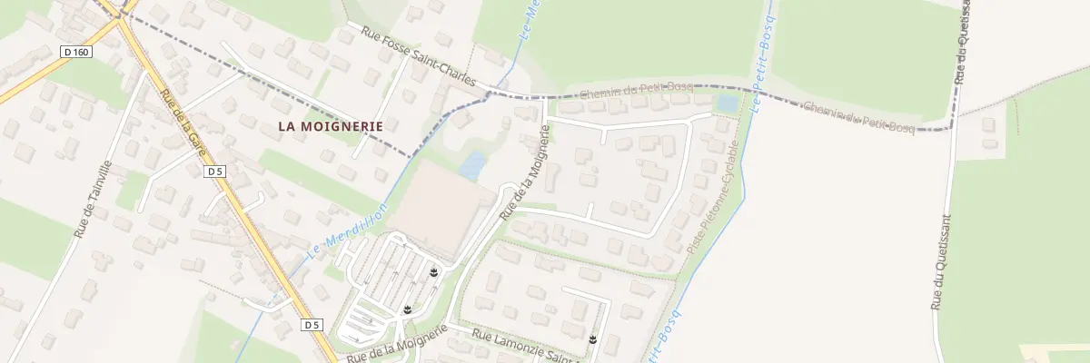 Plan du 8 Rue de la Moignerie au Molay-Littry