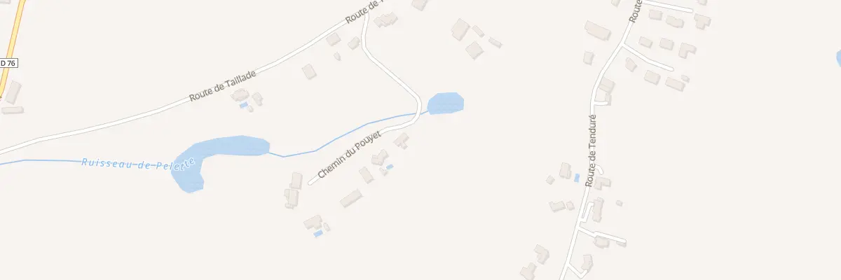 Plan du 167 Che du Pouyet à Gamarde-les-Bains