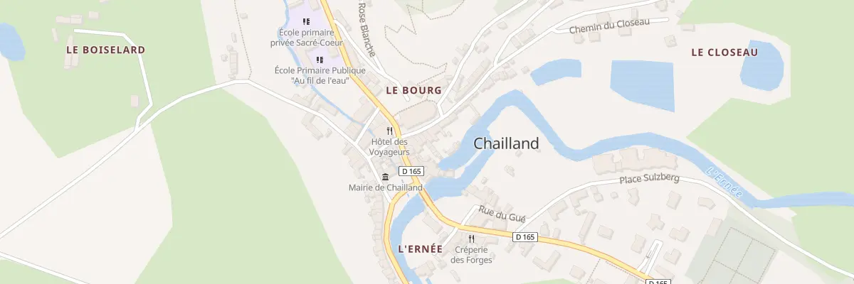Plan du 4 Rue de la Forge à Chailland