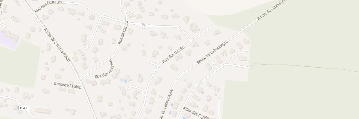 Plan du 239 Rue des Genêts à Liposthey