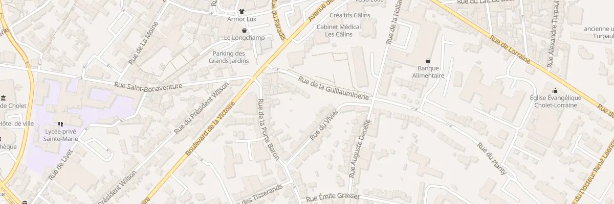 Plan du 17 Rue de la Guillauminerie à Cholet