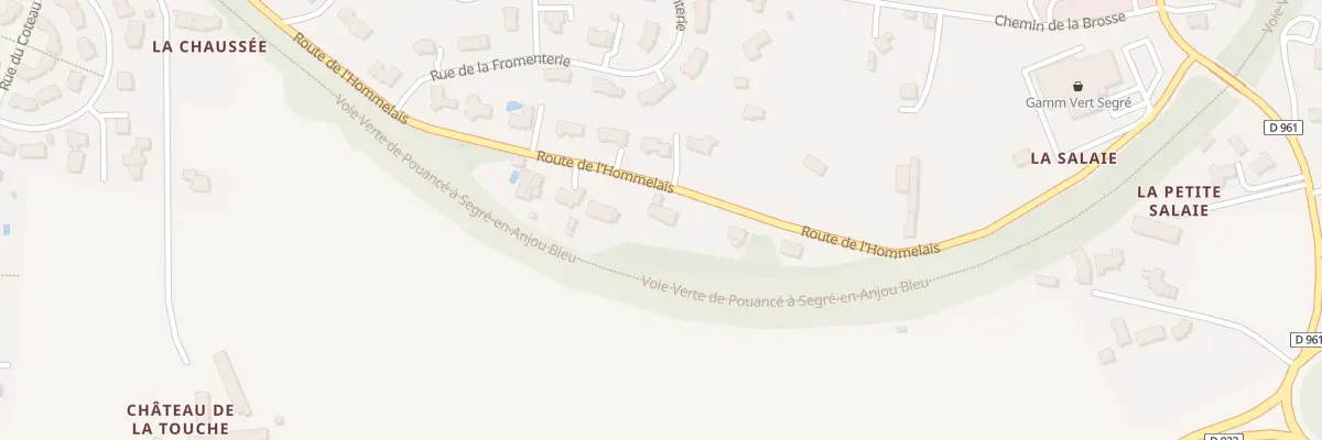 Plan du 6 Rte de l’Hommelaie à Segré-en-Anjou Bleu