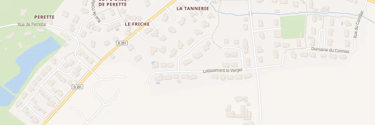 Plan du 20 Lot Le Verger à Ahuillé